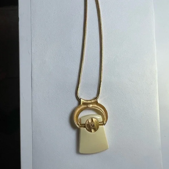 Bijoux Lanvin Paris 1970’s Lucite Necklace